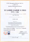 ISO 9001:2000 Certificate